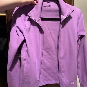 Under Armour XSMALL Lavender Full-Zip Athletic Jacket